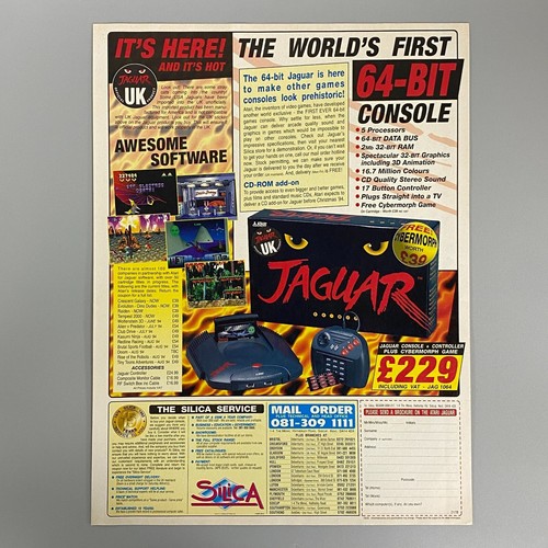 Console atari jaguar bit - uk, 64-bit