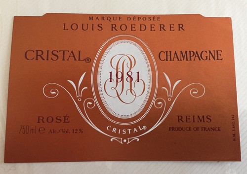 Une étiquette champagne - de,