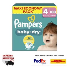 Pampers Baby-Dry Taille 4, 108