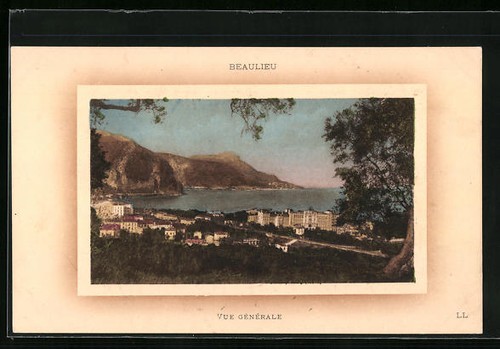 Cpa beaulieu vue - beaulieu,, générale