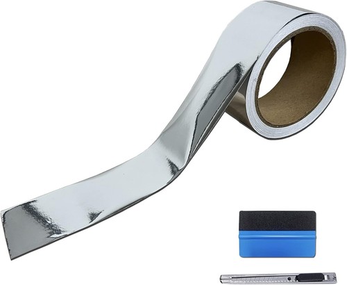 Inches ft chrome mirror - x, 30