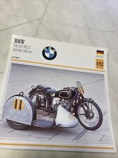 BMW 500 R51/2 side-car 1952 carte moto de collection Atlas Allemagne