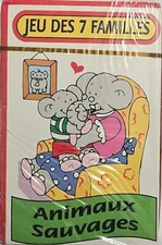 Jeu des 7 familles ,jeu de cartes 7 familles 42 cartes " animaux sauvages " 