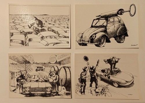 Carte postale voiture - postale,