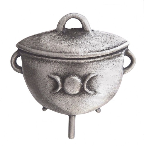 Broche étain chaudron - broche,