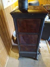 poêle à bois fonte ancien