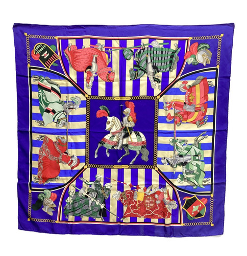 Foulard hermes soie carré - soie, 90