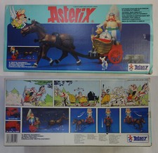 Char motorisé (électrique) Astérix & Obélix PLAY-CEJI + boîte d'origine  (1984)