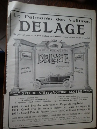 Delage palmarès des - palmarès,