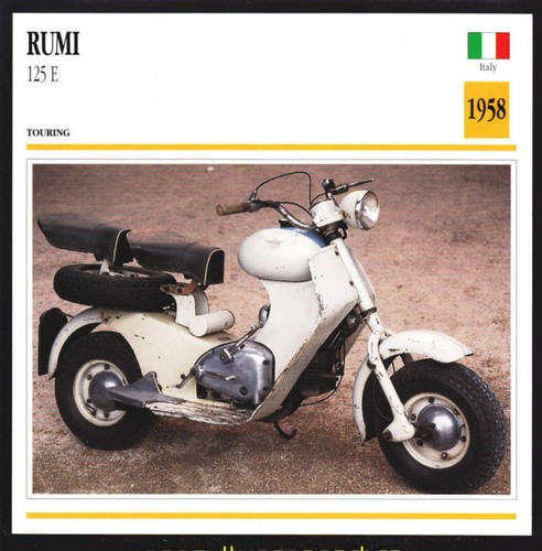 1958 moto rumi 125cc italy - 1958,