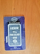 50 GM. FINE SILVER  999/ LINGOT ARGENT / ISTANBUL GOLD REFINERY