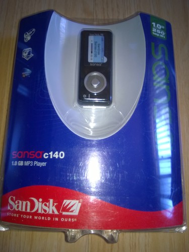 Sandisk sansa c140 0gb - 1.0gb, mp3