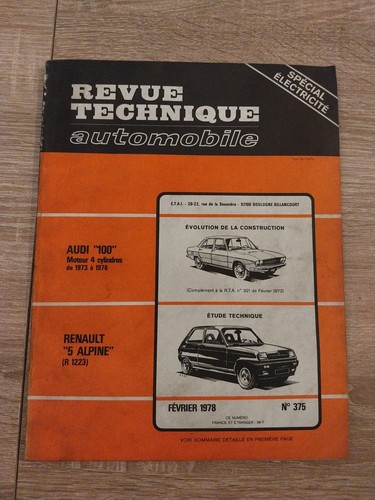 Revue technique renault - revue,