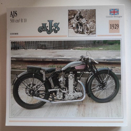 Carte fiche moto collection - fiche,