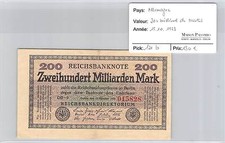 BILLET ALLEMAGNE - 200