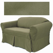 Ultra Suede Sage Pine Furniture Slipcover Sofa 646