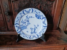 Jolie assiette ancienne chinoiserie faïence de Creil et Montereau 25cm