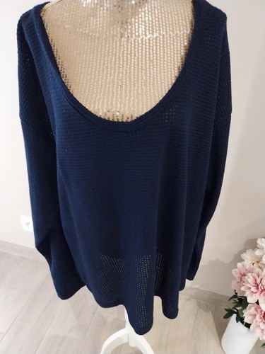 Pull léger bleu marine esprit - léger,