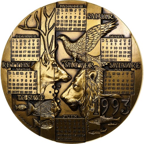France médaille calendrier - france,,