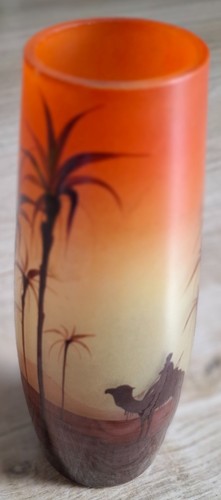 Rare vase orientaliste art - vase,