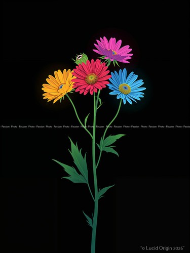 Photo fleurs abstraites - fleurs,