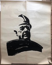 Mai 1968 Affiche originale sérigraphie Mai 68 Atelier Populaire Ecole Beaux Arts