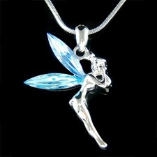 Bleu Fairy Fée Clochette Avec