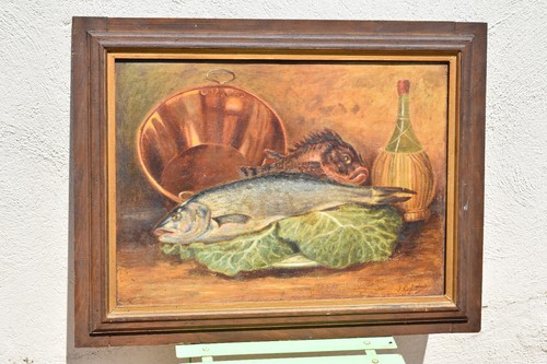 Nature mortes aux poissons - mortes,