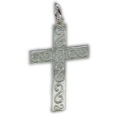 Pendentif breloque croix .925