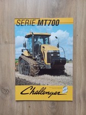 BROCHURE TRACTEUR CHENILLES CHALLENGER MT700 PROSPEKT TRAKTOR TRACTOR 