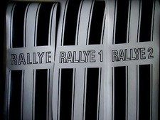 AUTOCOLLANTS - SIMCA " RALLYE - RALLYE 1 - RALLYE 2  1ére Génération " NEUFS