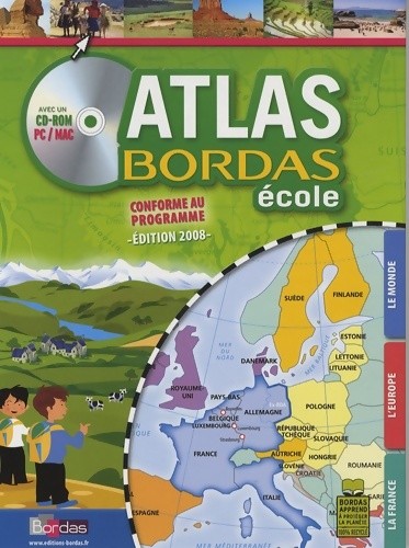 Atlas bordas école - atlas, +