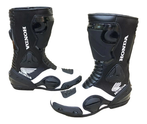Honda bottes moto cuir - honda,