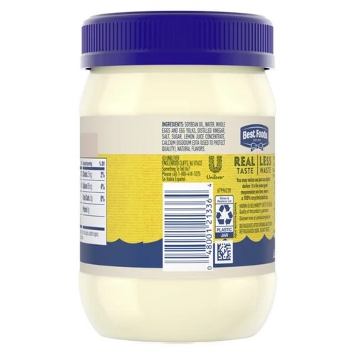 Best foods real mayonnaise - best, mayonnaise,