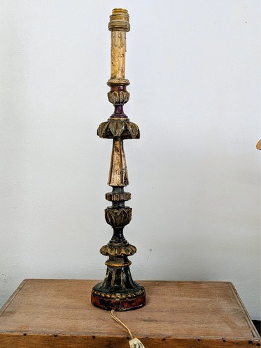 Ancien chandelier lampe - chandelier, platre