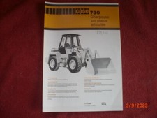 BROCHURE   PUBLICITAIRE   CHARGEUSE   SUR  PNEUS  CASE 730