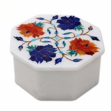 Marbre Blanc Boite Handmade