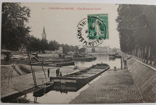 Carte postale ancienne chalon - carte,