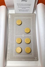 Boutons Hermès en cuir beige neuf / brand new Hermès petit h beige buttons