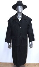 Manteau Cache Poussière Noir