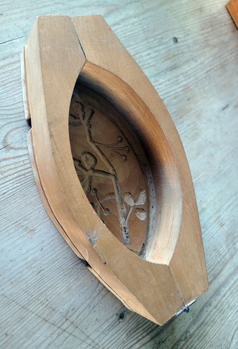 Ancien moule beurre bois - ancien, en