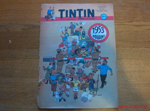 Tintin 221 15 - tintin, 15/01/1953
