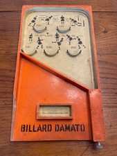 JEU DE COMPTOIR FLIPPER  BILLARD DAMATO  JEU ANCIEN EN BOIS