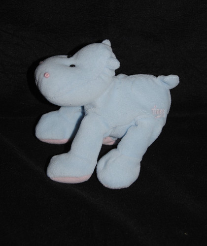 Doudou hippopotame bleu - 🍀doudou,