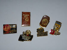 LOT 6 PINS MARQUES CAFÉ 