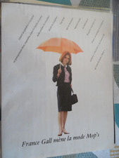 FRANCE GALL -PAGE DE PUB