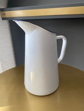 ANCIEN BROC TOLE EMAILLEE 23 CM PICHET EAU