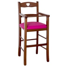 Chaise Haute en Bois Noyer