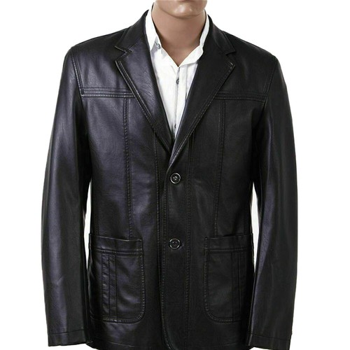Veste blazer cuir agneau - veste, d'agneau