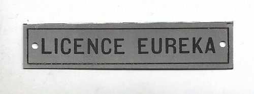 Ancienne petite plaque - petite,